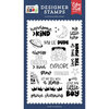 Echo Park - My Little Boy Collection - Clear Photopolymer Stamps - Handsome And Kind