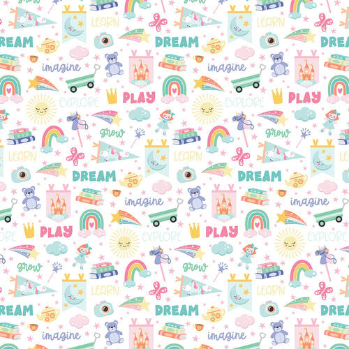 Echo Park - My Little Girl Collection - 12 x 12 Double Sided Paper - Playtime Toys Echo Park - My Little Girl Collection - 12 x 12 Double Sided Paper - Playtime Toys