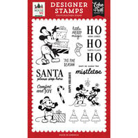 Echo Park - Mouse And Me Christmas Collection - Clear Photopolymer Stamps - Little Merry Magic