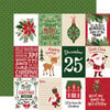 Echo Park - The Magic of Christmas Collection - 12 x 12 Double Sided Paper - 3 x 4 Journaling Cards