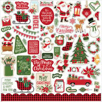 Echo Park - The Magic of Christmas Collection - 12 x 12 Cardstock Stickers - Elements