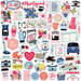 Echo Park - I am Mom Collection - 12 x 12 Cardstock Stickers - Elements
