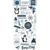 Echo Park - The Magic of Winter Collection - Chipboard Embellishments - Accents