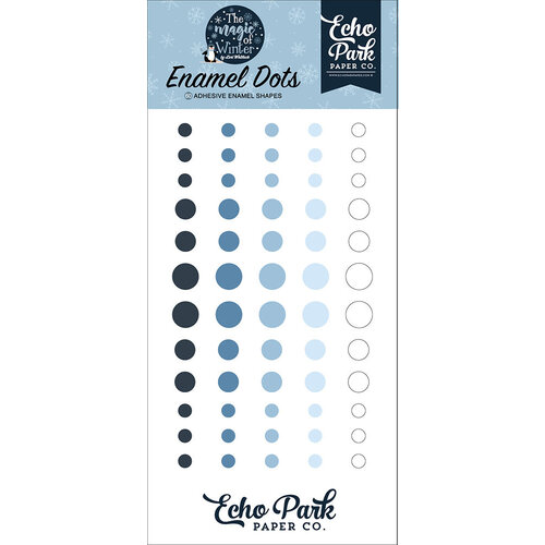 Echo Park - The Magic of Winter Collection - Enamel Dots
