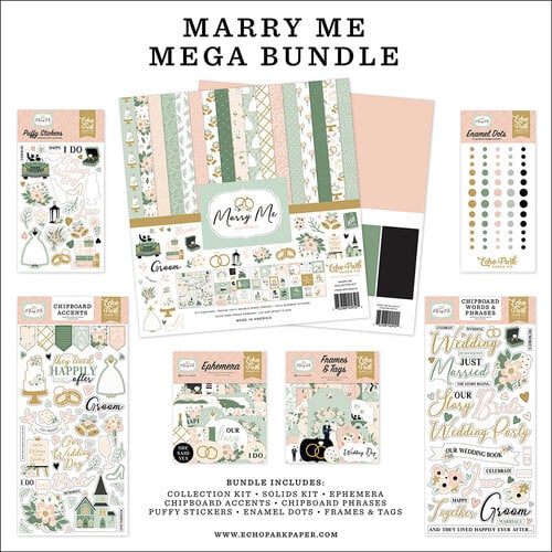Echo Park - Marry Me Collection - 12 x 12 Mega Bundle