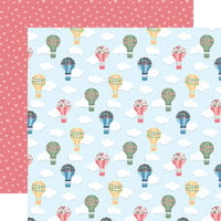 Echo Park - Our Story Matters Collection - 12 x 12 Double Sided Paper - Hot Air Balloons