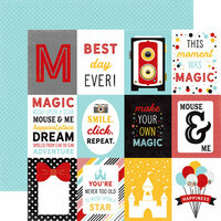 Echo Park - Magic and Wonder Collection - 12 x 12 Double Sided Paper - 3 x 4 Journaling Cards