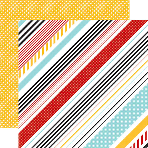 Echo Park - Magic and Wonder Collection - 12 x 12 Double Sided Paper - Wonder Stripes