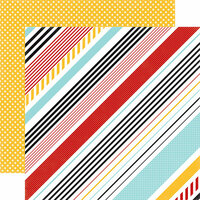 Echo Park - Magic and Wonder Collection - 12 x 12 Double Sided Paper - Wonder Stripes