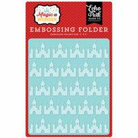 Echo Park - Magic and Wonder Collection - Embossing Folder - Magical Castles