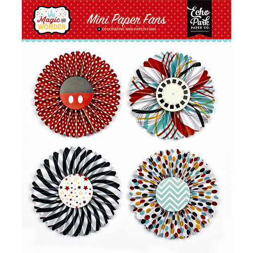 Echo Park - Magic and Wonder Collection - Mini Paper Fans