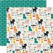 Echo Park - Meow Collection - 12 x 12 Double Sided Paper - Cat Icons