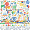 Echo Park - Make A Wish Birthday Boy Collection - 12 x 12 Cardstock Stickers - Elements