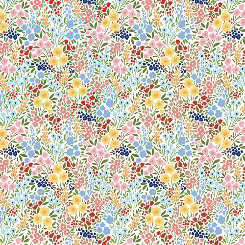 Echo Park - My Favorite Summer Collection - 12 x 12 Double Sided Paper - Summer Stems