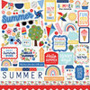 Echo Park - My Favorite Summer Collection - 12 x 12 Cardstock Stickers - Elements