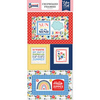 Echo Park - My Favorite Summer Collection - Chipboard Embellishments - Frames