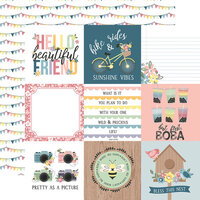 Echo Park - New Day Collection - 12 x 12 Double Sided Paper - 4 x 4 Journaling Cards