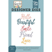 Echo Park - New Day Collection - Designer Dies - Hello Friend