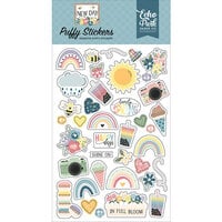 Echo Park - New Day Collection - Puffy Stickers