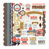 Echo Park - Note to Self Collection - 12 x 12 Cardstock Stickers - Elements
