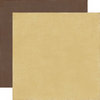 Echo Park - Note to Self Collection - 12 x 12 Double Sided Paper - Tan