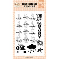 Echo Park - Our Baby Collection - Clear Photopolymer Stamps - Our Baby Months