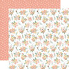 Echo Park - Our Baby Girl Collection - 12 x 12 Double Sided Paper - Adorable Floral