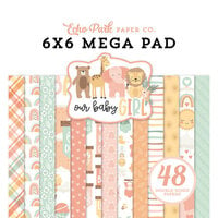 Echo Park - Our Baby Girl Collection - 6 x 6 Mega Paper Pad