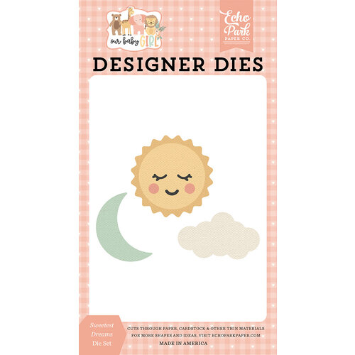 Echo Park - Our Baby Girl Collection - Designer Dies - Sweetest Dreams