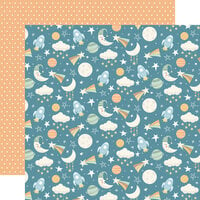 Echo Park - Our Baby Boy Collection - 12 x 12 Double Sided Paper - Space Dreams