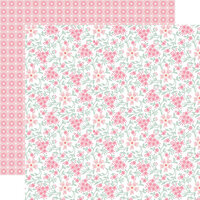 Echo Park - Our Little Princess Collection - 12 x 12 Double Sided Paper - Fairytale Flowers