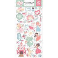 Echo Park - Our Little Princess Collection - Chipboard Embellishments - Accents