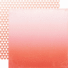 Echo Park - Ombre Collection - 12 x 12 Double Sided Paper - Orange