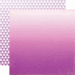 Echo Park - Ombre Collection - 12 x 12 Double Sided Paper - Purple