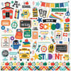 Echo Park - Off To School Collection - 12 x 12 Cardstock Stickers - Elements
