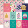 Echo Park - Once Upon A Time Collection - Princess - 12 x 12 Double Sided Paper with Foil Accents - 3 x 4 Journaling Cards