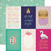 Echo Park - Once Upon A Time Collection - Princess - 12 x 12 Double Sided Paper with Foil Accents - 4 x 6 Journaling Cards