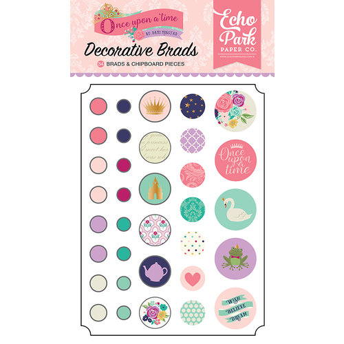 Echo Park - Once Upon A Time Collection - Princess - Decorative Brads