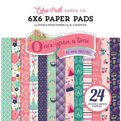 Echo Park - Once Upon A Time Collection - Princess - 6 x 6 Paper Pad