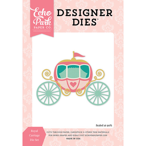 Echo Park - Once Upon A Time Collection - Princess - Designer Dies - Royal Carriage