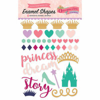 Echo Park - Once Upon A Time Collection - Princess - Enamel Shapes