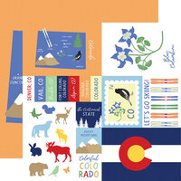 Echo Park - Our United States Collection - 12 x 12 Double Sided Paper - Colorado