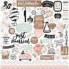 Echo Park - Our Wedding Collection - 12 x 12 Cardstock Stickers - Elements