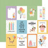Echo Park - Party Animal Collection - 12 x 12 Double Sided Paper - 3 x 4 Journaling Cards
