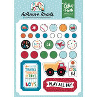 Echo Park - Play All Day Boy Collection - Self Adhesive Decorative Brads