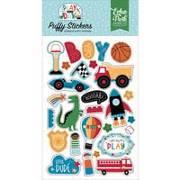 Echo Park - Play All Day Boy Collection - Puffy Stickers