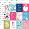 Echo Park - Play All Day Girl Collection - 12 x 12 Double Sided Paper - 3 x 4 Journaling Cards