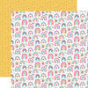 Echo Park - Play All Day Girl Collection - 12 x 12 Double Sided Paper - Rainbows & Stars