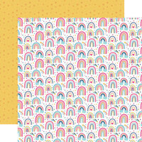 Echo Park - Play All Day Girl Collection - 12 x 12 Double Sided Paper - Rainbows and Stars