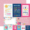 Echo Park - Play All Day Girl Collection - 12 x 12 Double Sided Paper - 4 x 6 Journaling Cards